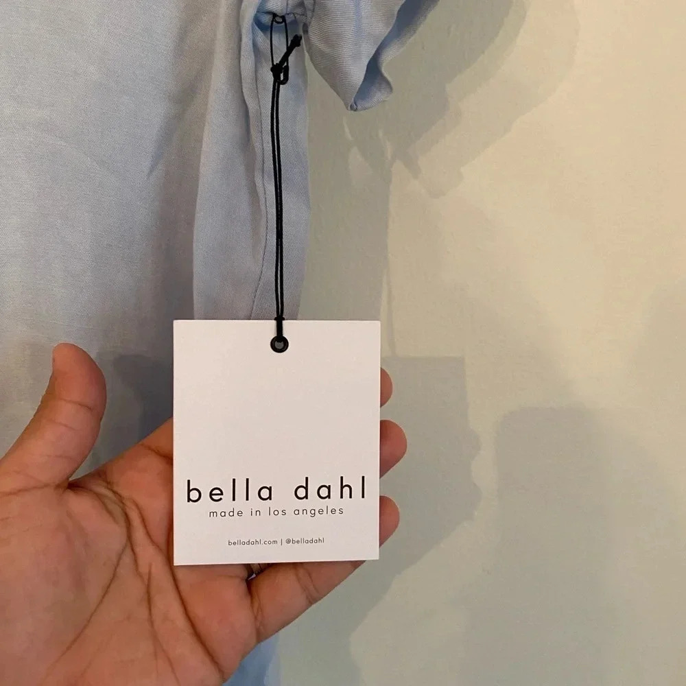 Anthropologie Bella Dahl Dip Dye Chambray Dress - Picture 2 of 6